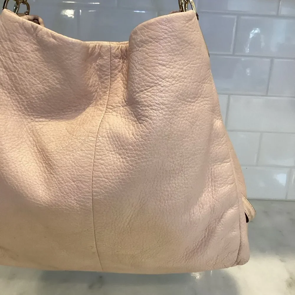 Coach Bag Purse Handbag Leather Pocketbook Pink Madison Pebbled Phoebe Shoulder
